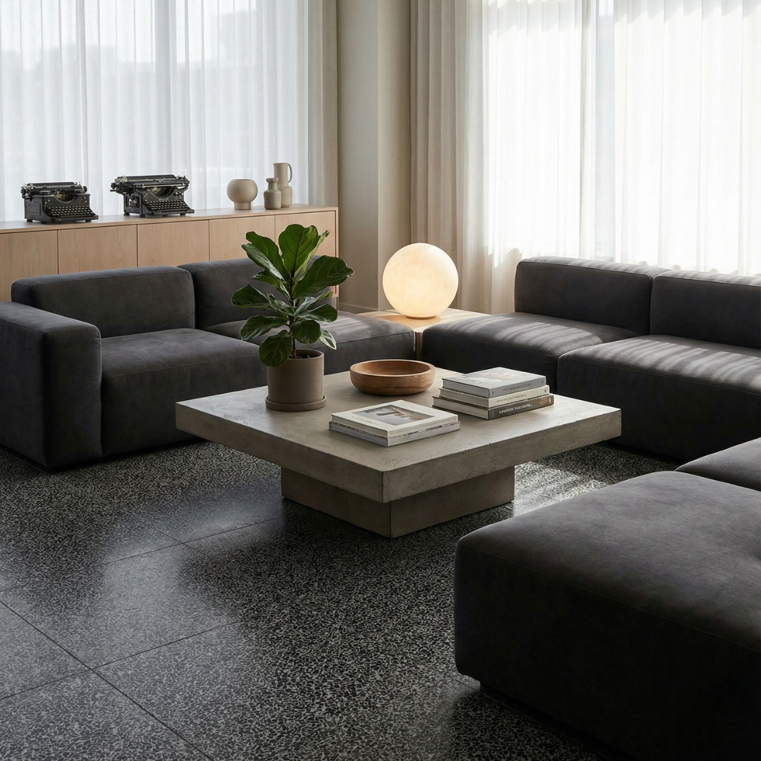 Eco-Terr® Tiles Bergamo Black