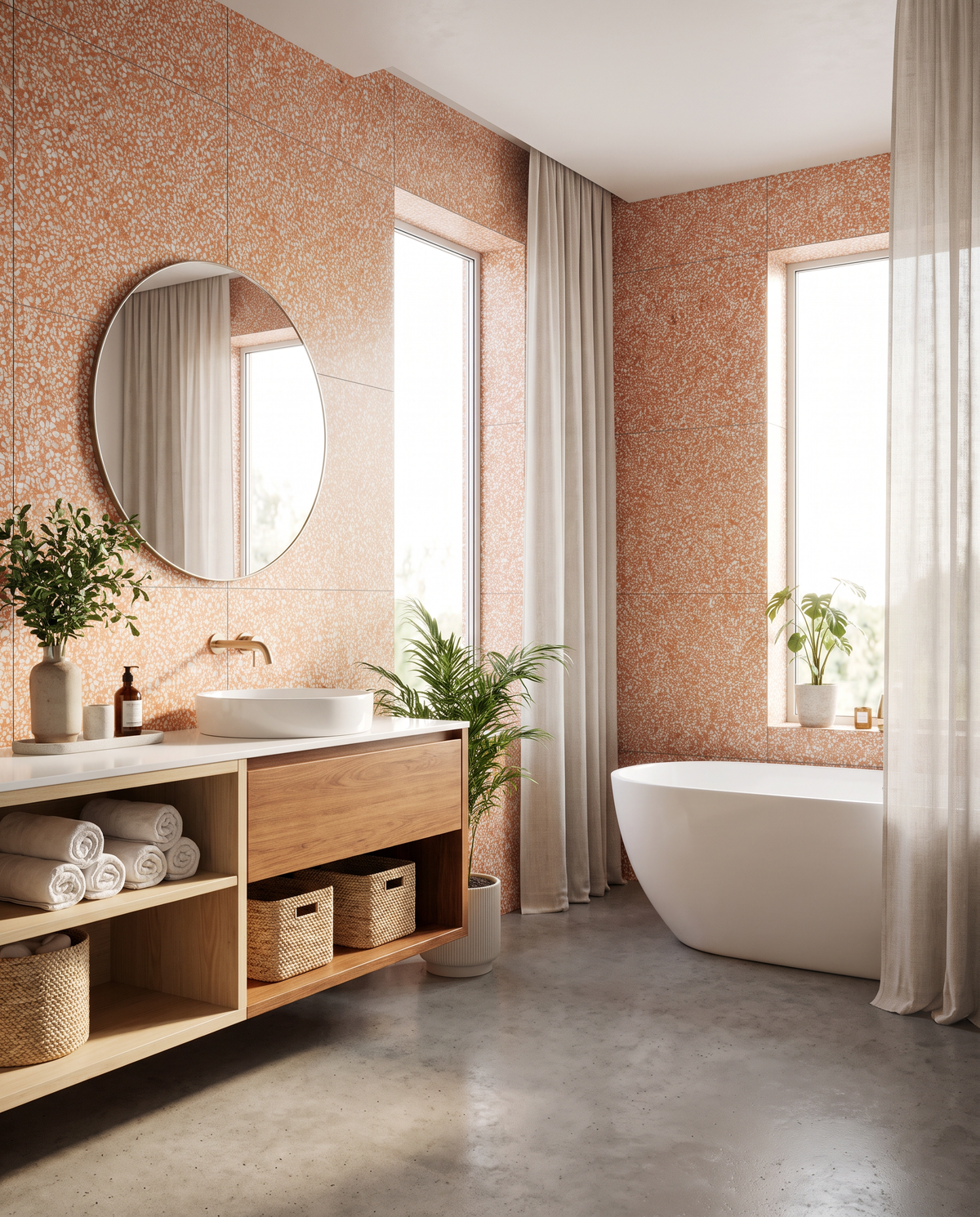 Eco-Terr® Tiles Whimbrel Apricot