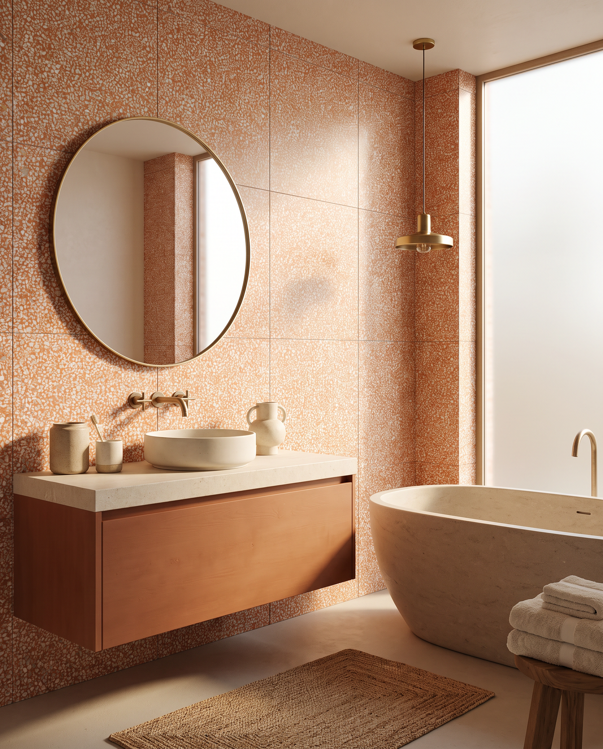 Eco-Terr® Tiles Whimbrel Apricot