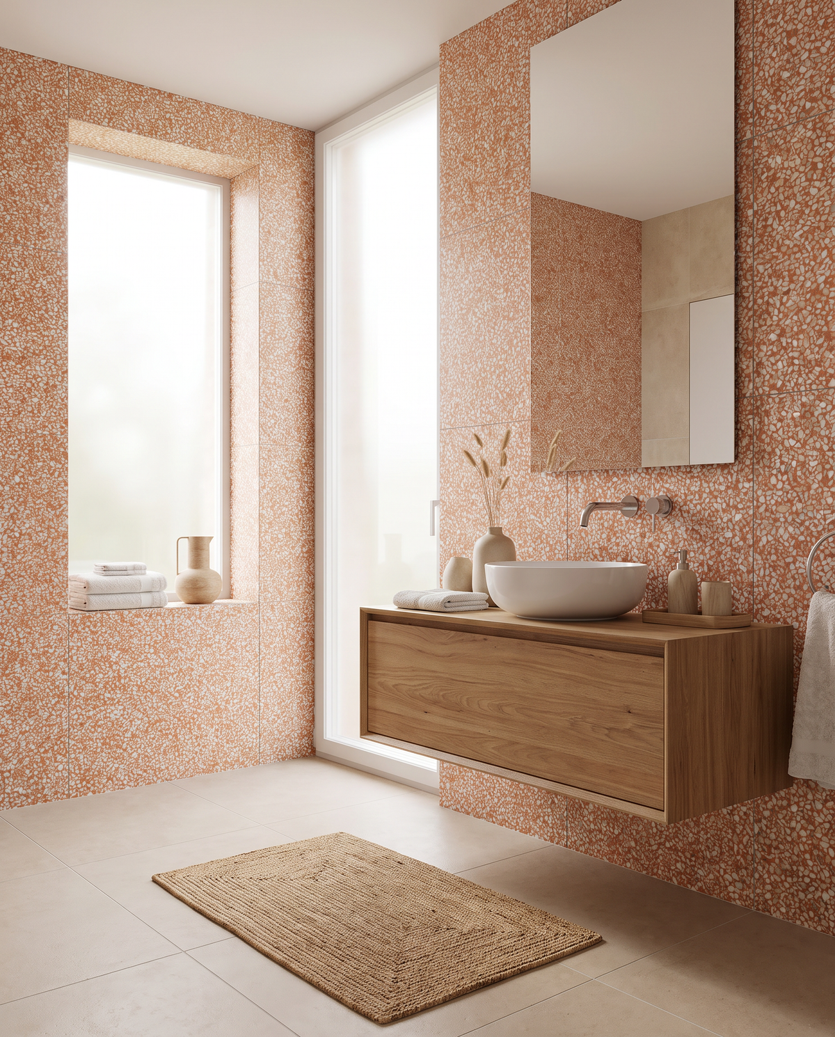 Eco-Terr® Tiles Whimbrel Apricot