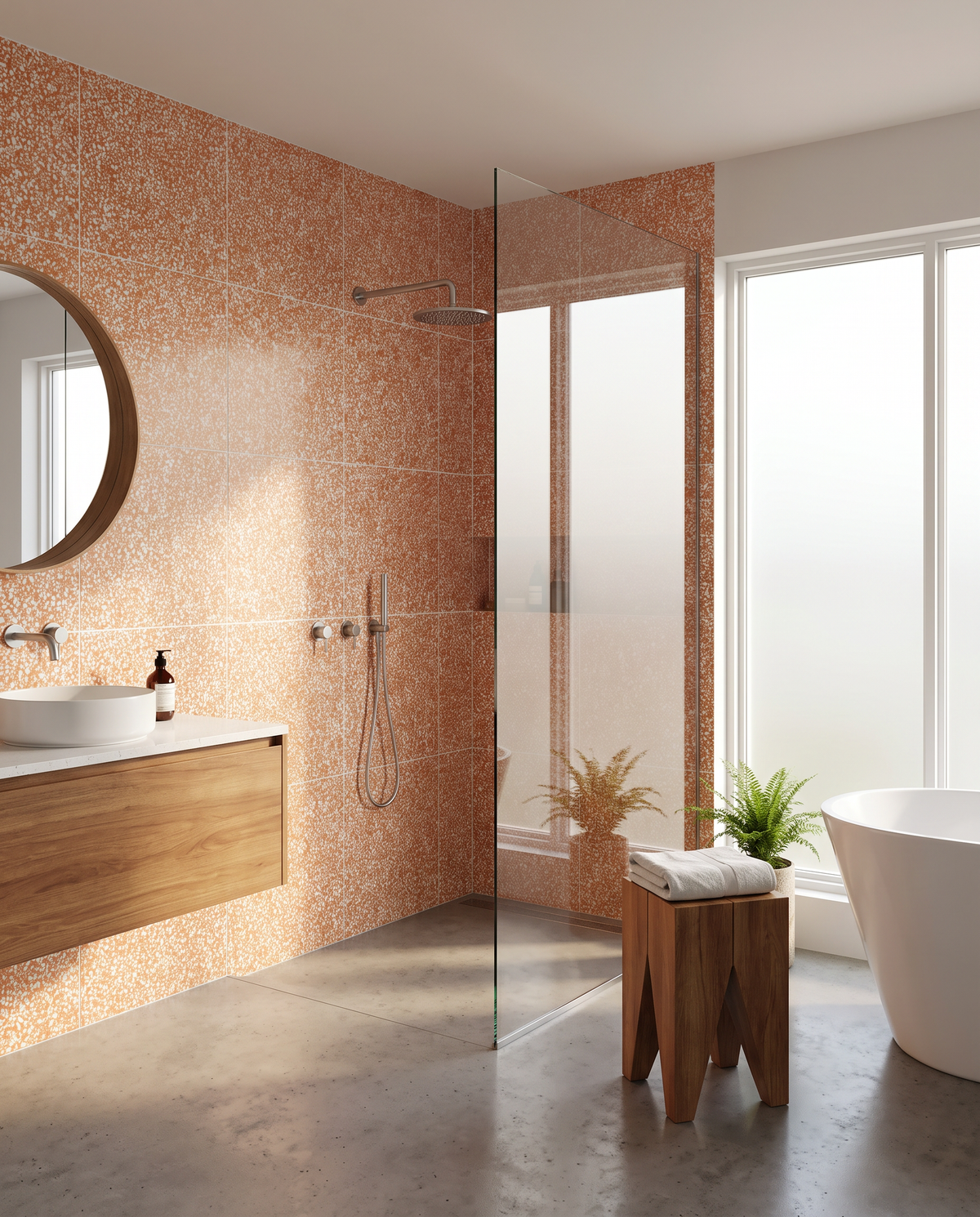 Eco-Terr® Tiles Whimbrel Apricot