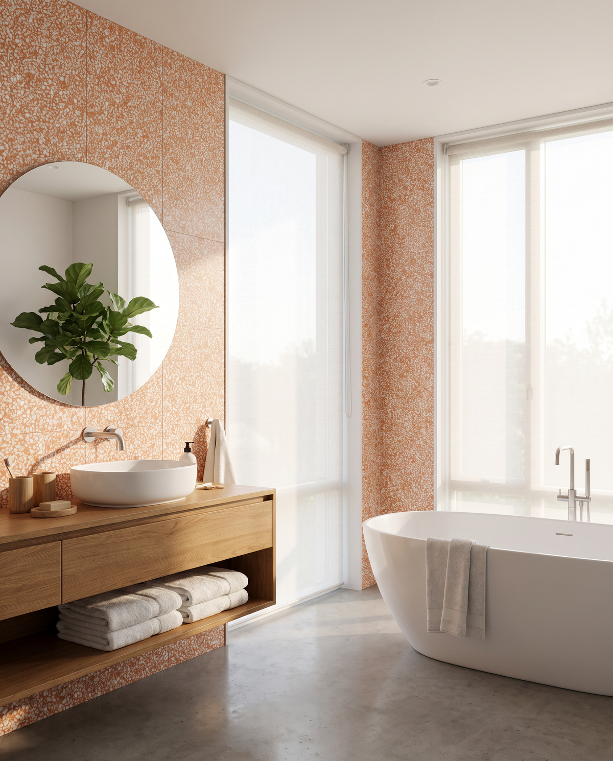 Eco-Terr® Tiles Whimbrel Apricot