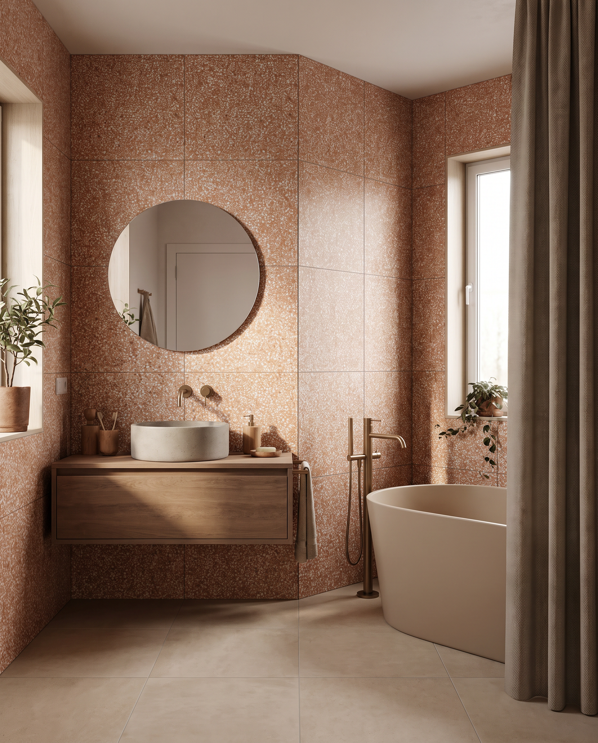 Eco-Terr® Tiles Whimbrel Apricot