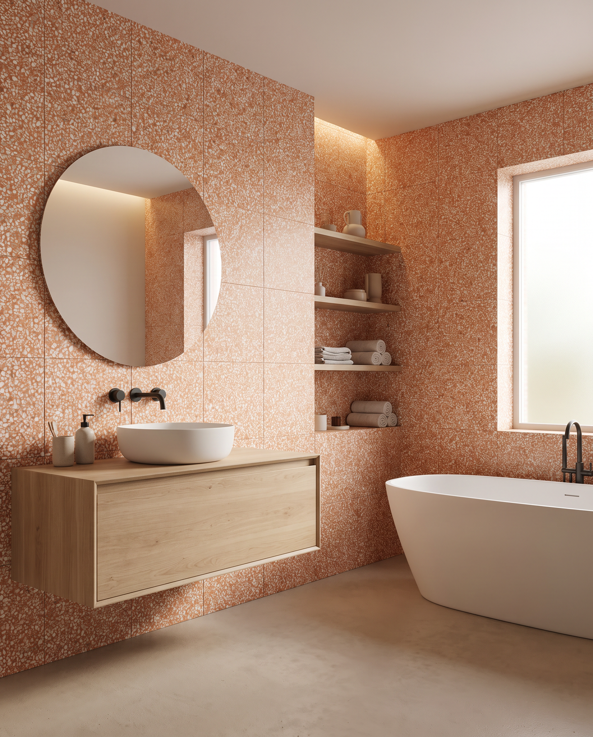 Eco-Terr® Tiles Whimbrel Apricot