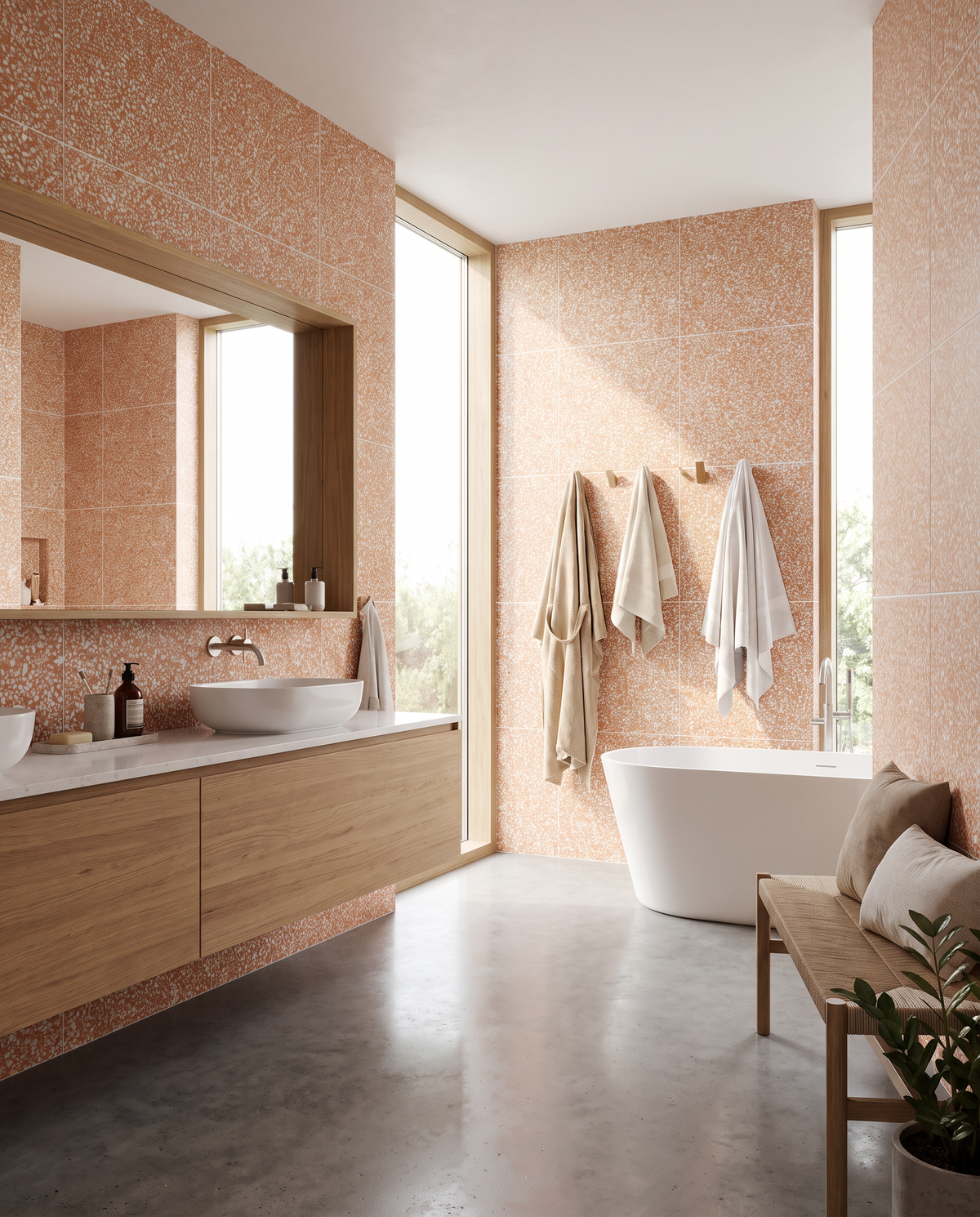 Eco-Terr® Tiles Whimbrel Apricot