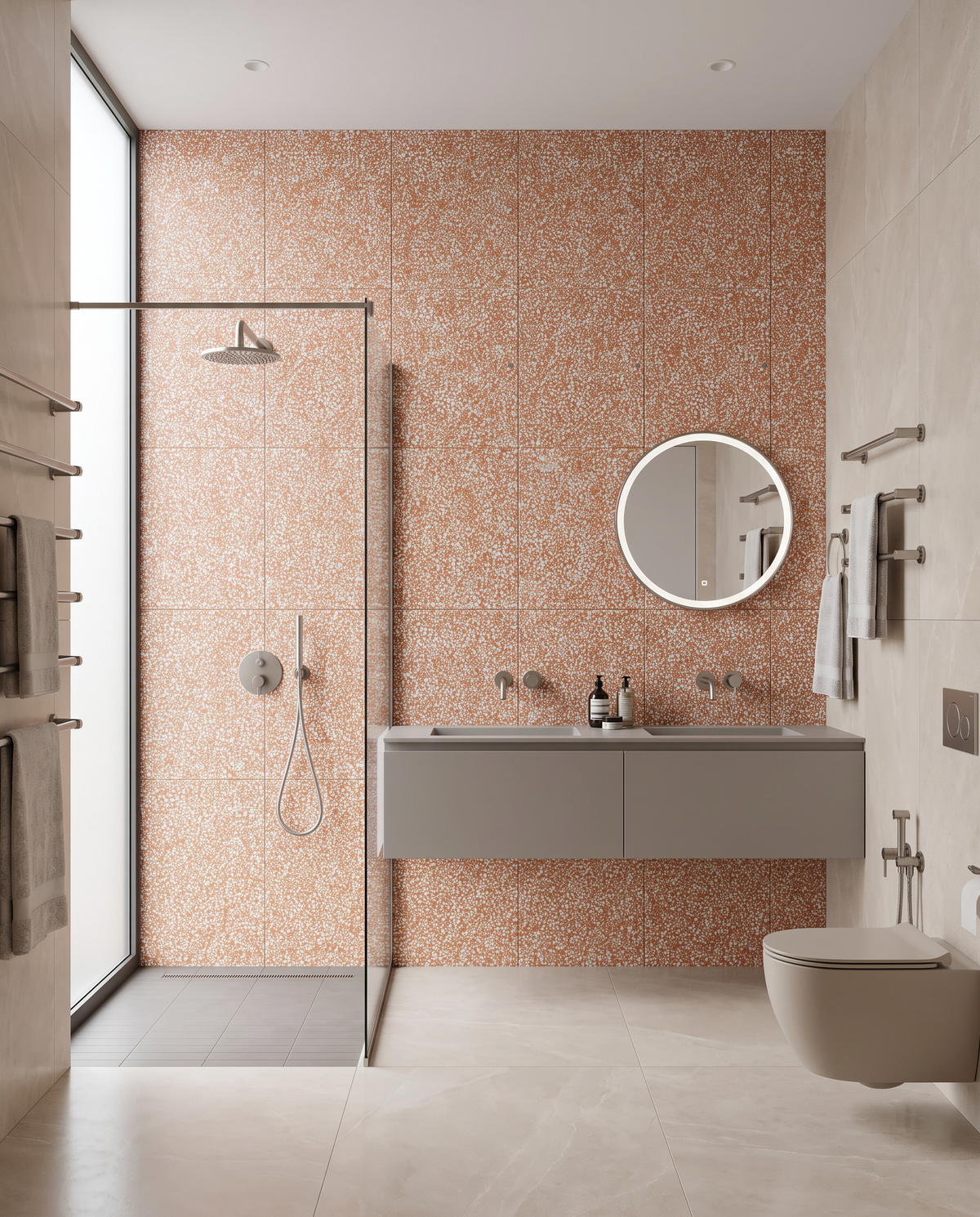 Eco-Terr® Tiles Whimbrel Apricot
